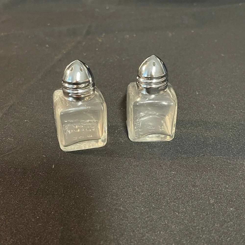 Crate & Barrel Buffet Salt and Pepper Shakers - Set of 6 sets